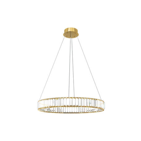 Подвесной светодиодный светильник Loft It Crystal Ring 10135/600 Gold, LED 43W 3000K 2900lm