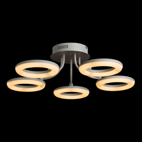 Потолочная светодиодная люстра Arte Lamp Nastro A9358PL-5WH, LED 40W 3000K 3100lm CRI≥80, пластик - миниатюра 2