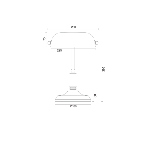 Схема с размерами Maytoni Z153-TL-01-BS