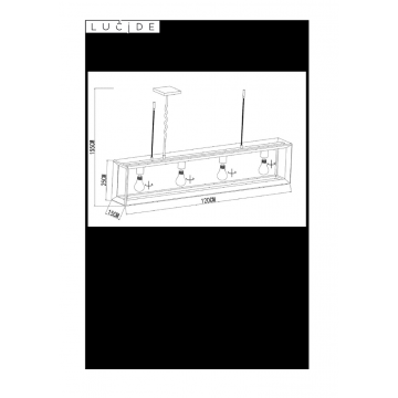 Схема с размерами Lucide 73402/04/18