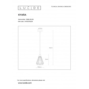 Схема с размерами Lucide 78385/20/30