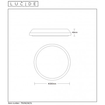 Схема с размерами Lucide 79194/24/31