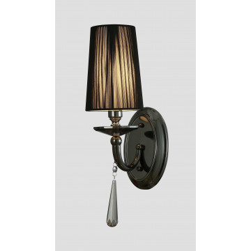 Настенный светильник Lumina Deco Fabione LDW 1200-1W BK, 1xE14x40W - миниатюра 2