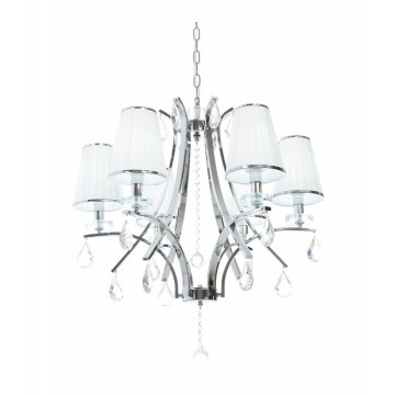 Подвесная люстра Lumina Deco Glamour LDP 66247-6 WT+CHR, 6xE14x40W - миниатюра 3