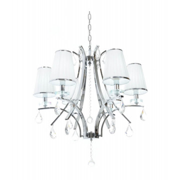 Подвесная люстра Lumina Deco Glamour LDP 66247-6 WT+CHR, 6xE14x40W - миниатюра 4