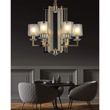 Подвесная люстра Lumina Deco Manhattan LDP 8012-6 F.GD, 6xE27x40W - миниатюра 2