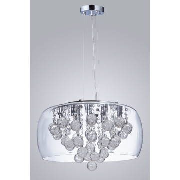 Подвесная люстра Lumina Deco Fabina LDP 8077-500 PR, 9xG9x20W, хромированный, прозрачный, металл, стекло, хрусталь - миниатюра 2