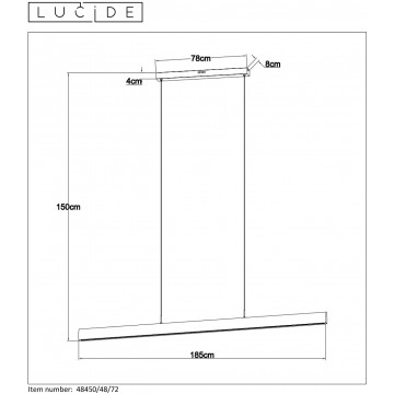 Схема с размерами Lucide 48450/48/72