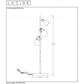 Схема с размерами Lucide 05710/15/30