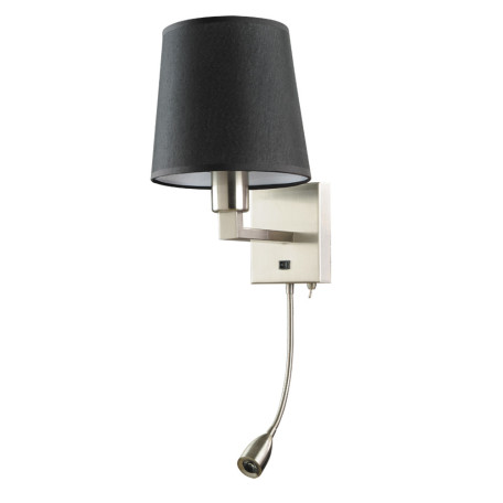 Бра с дополнительной подсветкой Arte Lamp Hall A9246AP-2SS, 1xE27x40W + LED 3W 3000K 180lm CRI≥80