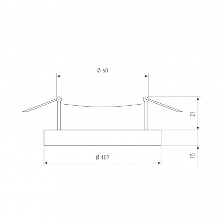 Схема с размерами Elektrostandard a032806