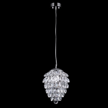 Подвесной светильник Crystal Lux CHARME SP2 CHROME/TRANSPARENT 1373/202, 2xG9x40W