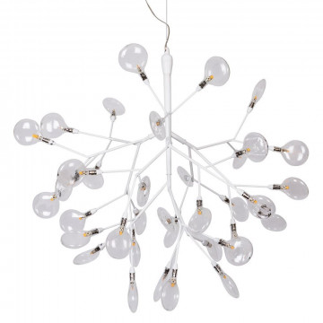 Подвесная люстра Crystal Lux EVITA SP36 WHITE/TRANSPARENT 1691/236, 36xG4x1W - миниатюра 2