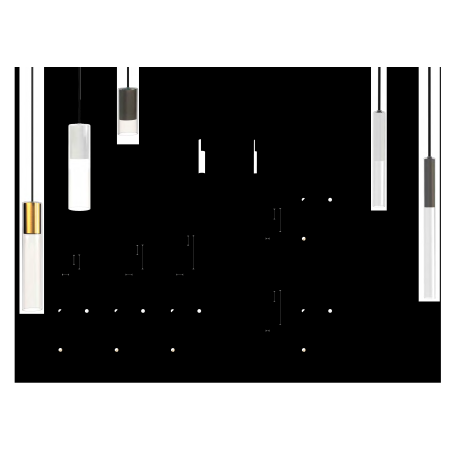 Плафон Nowodvorski Cameleon Cylinder S 8544, черный, прозрачный, стекло - миниатюра 2