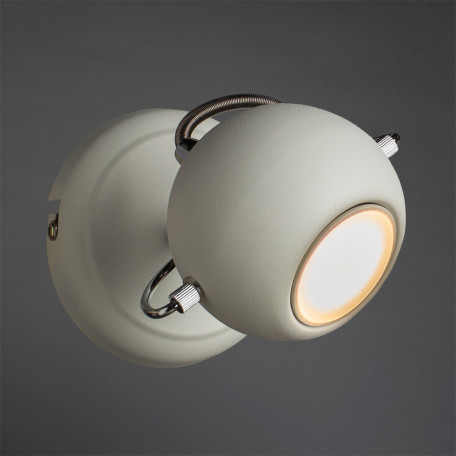 Настенный светильник с регулировкой направления света Arte Lamp Spia A9128AP-1WH, 1xGU10x50W - миниатюра 2