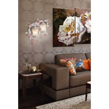 Бра Lucia Tucci Illuminazione Fiori di rose W110.2, 2xE27x60W - миниатюра 2