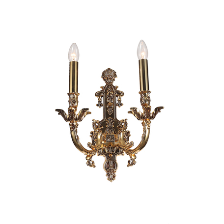 Бра Lucia Tucci Illuminazione FIRENZE W1781.2 antique gold, 2xE14x40W