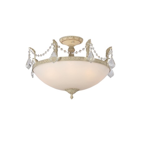 Потолочная люстра Lucia Tucci Illuminazione BARLETTA 181.8 D620 cream white, 8xE14x60W