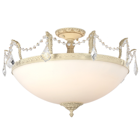 Потолочная люстра Lucia Tucci Illuminazione BARLETTA 182.10 D720 cream white, 10xE14x60W