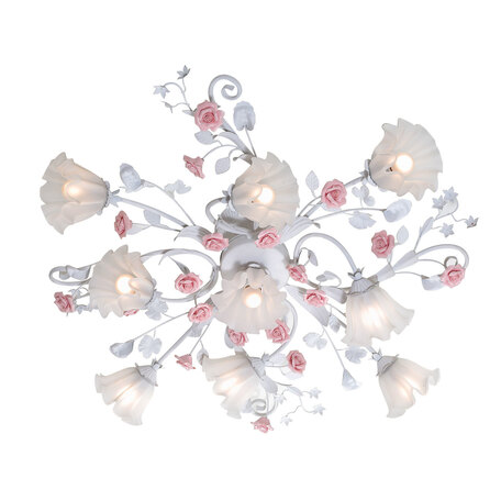 Потолочная люстра Lucia Tucci Illuminazione Fiori di rose 109.8.1, 1xE27x60W