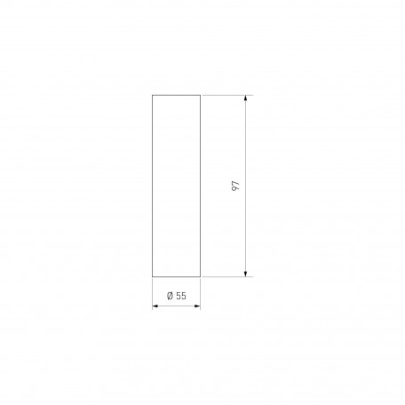 Схема с размерами Elektrostandard a038615