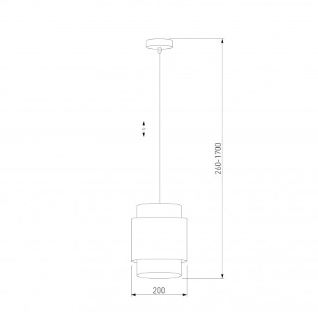 Схема с размерами TK Lighting 6528 Boho White