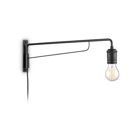 Бра Ideal Lux TRIUMPH AP1 NERO 242392, 1xE27x60W