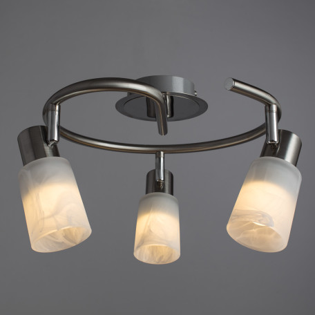 Потолочная люстра с регулировкой направления света Arte Lamp Cavalletta A4510PL-3SS, 3xE14x40W - миниатюра 2