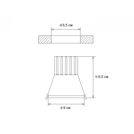 Схема с размерами Kink Light 2154,02