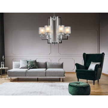 Подвесная люстра Lumina Deco Manhattan LDP 8012-6 CHR, 6xE27x40W - миниатюра 2