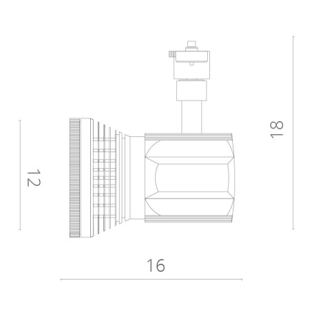 Схема с размерами Arte Lamp A6118PL-1WH