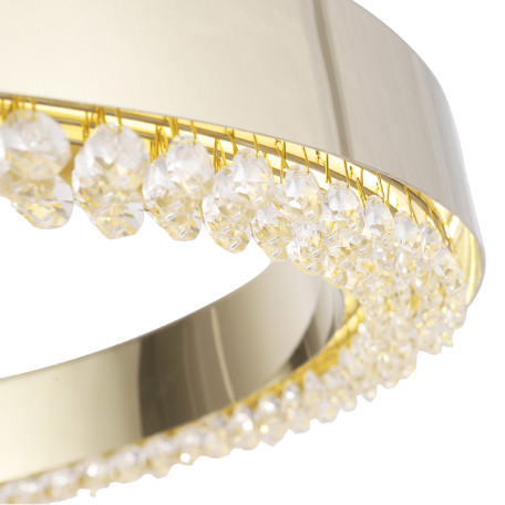 Подвесной светодиодный светильник Crystal Lux SATURN SP30W LED GOLD 2890/301, LED 30W 4000K 2400lm - миниатюра 4