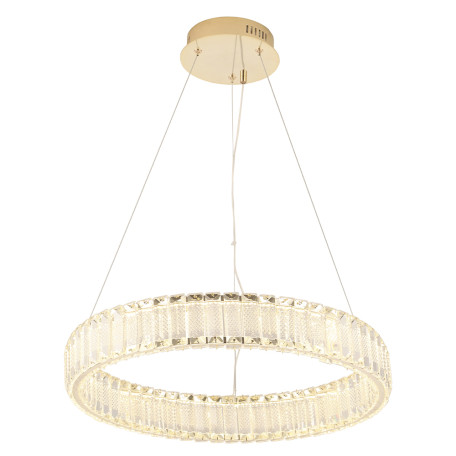 Подвесная светодиодная люстра Crystal Lux MUSIKA SP50W LED GOLD 3391/201, LED 50W 3000K 6000lm - миниатюра 2