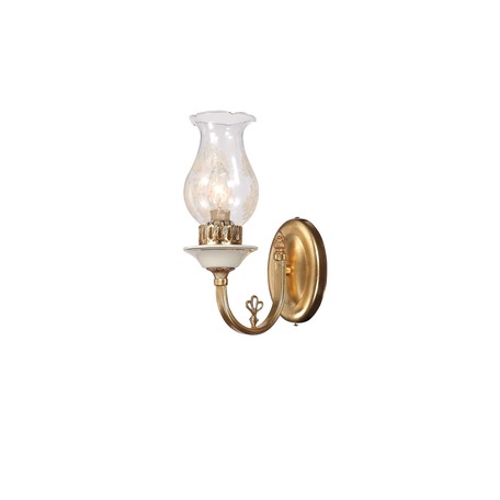 Бра Lucia Tucci Illuminazione VETRALLA W179.1 antique gold, 1xE14x60W