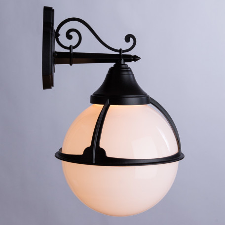 Настенный фонарь Arte Lamp Monaco A1492AL-1BK, IP44, 1xE27x75W - миниатюра 2