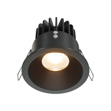 Встраиваемый светодиодный светильник Maytoni Zoom DL034-01-12W2.7K-B, IP65, LED 12W 2700K 850lm CRI90