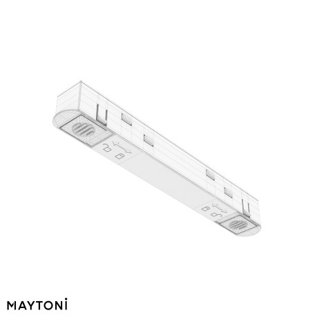 Прямой соединитель питания для треков Maytoni Accessories for tracks Exility TRA034PC-42W