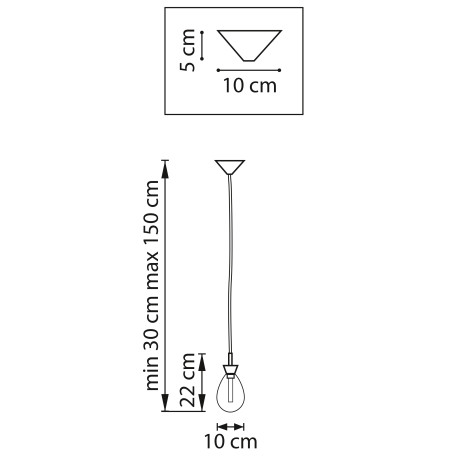 Схема с размерами Lightstar 805110