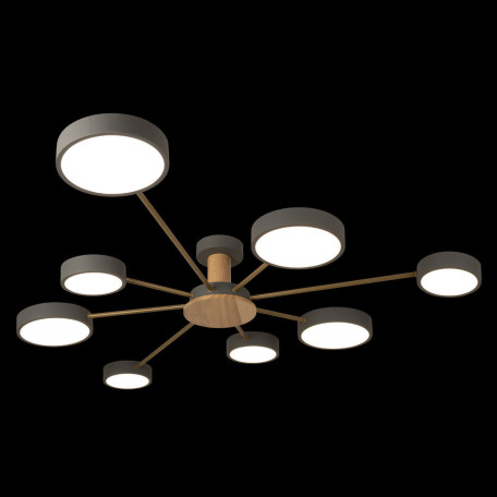 Потолочный светодиодный светильник Loft It Sunrise 10316/8 Grey, LED 67W 4000K - миниатюра 3