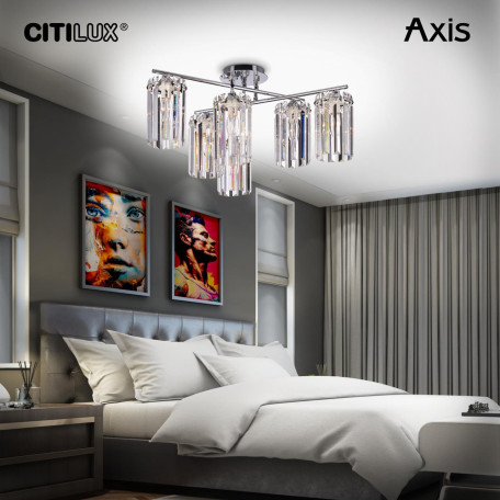 Потолочная люстра Citilux Axis CL313261, 6xE14x60W - миниатюра 10