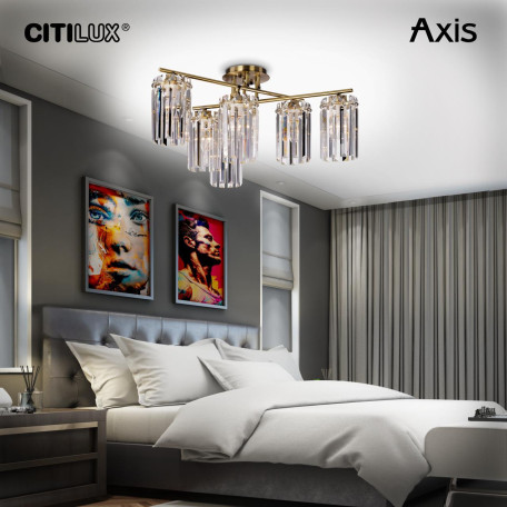 Потолочная люстра Citilux Axis CL313263, 6xE14x60W - миниатюра 11