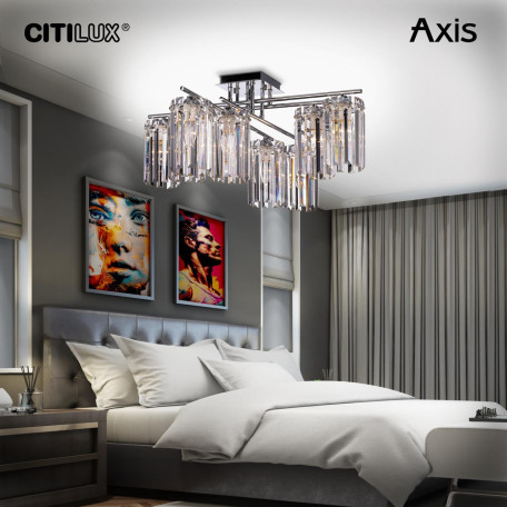 Потолочная люстра Citilux Axis CL313281, 8xE14x60W - миниатюра 8