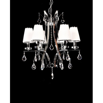 Подвесная люстра Lumina Deco Glamour LDP 66247-6 WT, 6xE14x40W - миниатюра 4