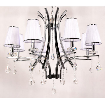 Подвесная люстра Lumina Deco Glamour LDP 66247-8 WT, 8xE14x40W - миниатюра 2