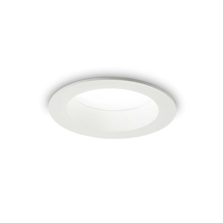 Встраиваемый светодиодный светильник Ideal Lux BASIC WIDE 10W 3000K 193519, IP44, LED 10W 3000K 820lm CRI≥80, белый, металл с пластиком, пластик