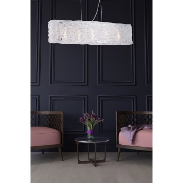 Подвесной светильник Lucia Tucci Illuminazione RUMBA 1054.5 chrome, 5xE14x40W - миниатюра 2