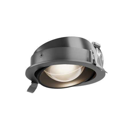 Встраиваемый светодиодный светильник Maytoni Lens DL105-12W4K-B, IP44, LED 12W 4000K 830lm CRI90