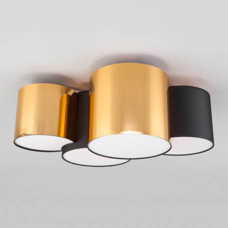 Потолочный светильник TK Lighting 3446 Mona Black/Gold (a055678), 4xE27x60W - миниатюра 2