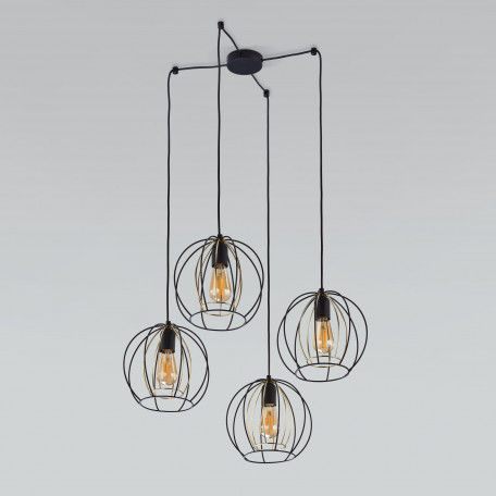 Подвесной светильник TK Lighting 6598 Jaula (a059252), 4xE27x60W