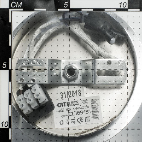 Схема с размерами Citilux CL169121